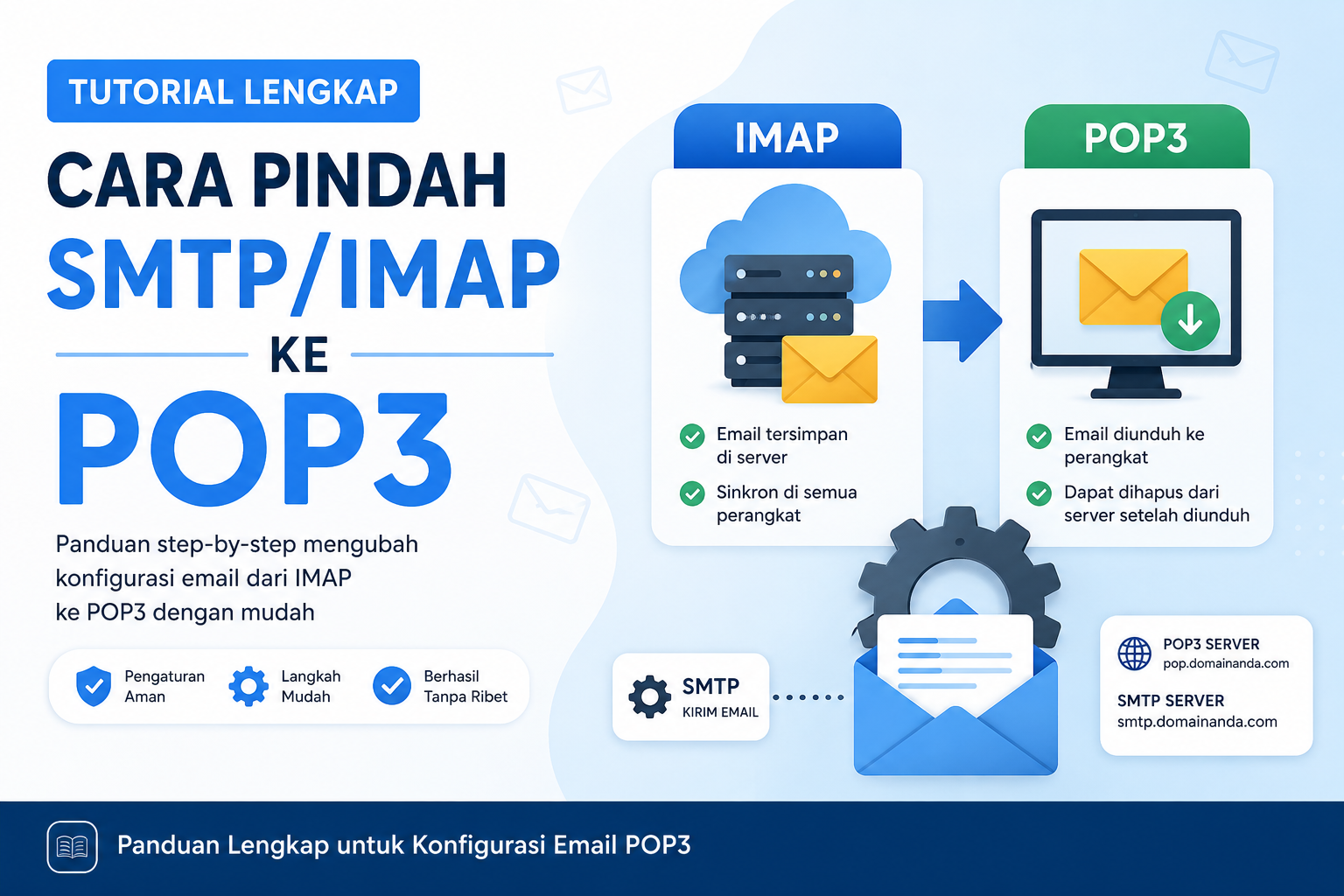 Tutorial Mengubah Konfigurasi Email dari IMAP ke POP3