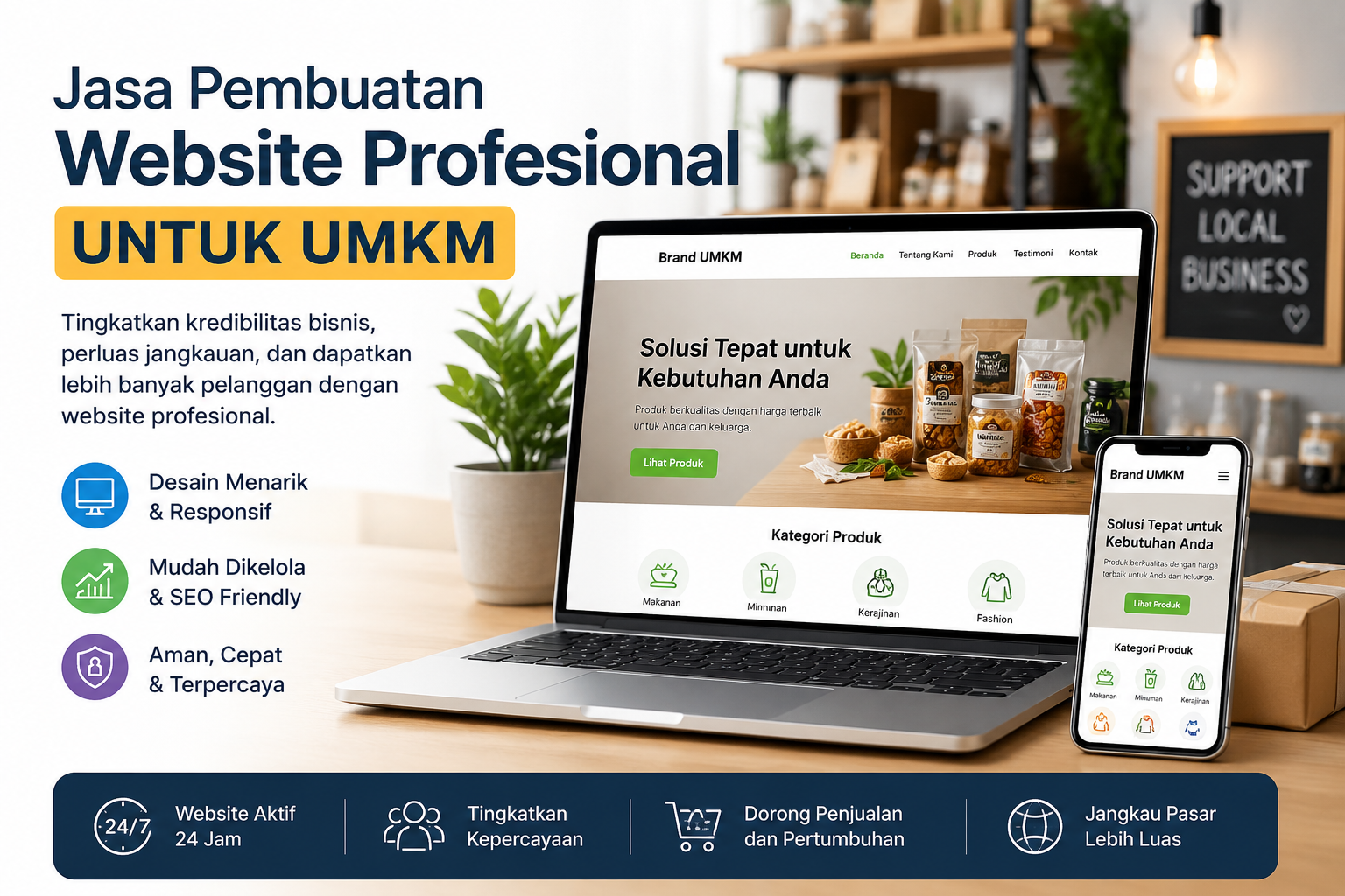 Jasa Pembuatan Website Profesional untuk UMKM: Investasi Digital yang Mendorong Pertumbuhan Bisnis
